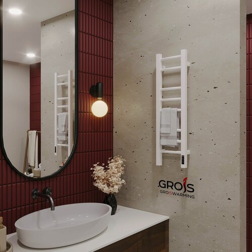 Изображение товара Полотенцесушитель электрический Некс GR-112 300*800 П8 универсальный белый