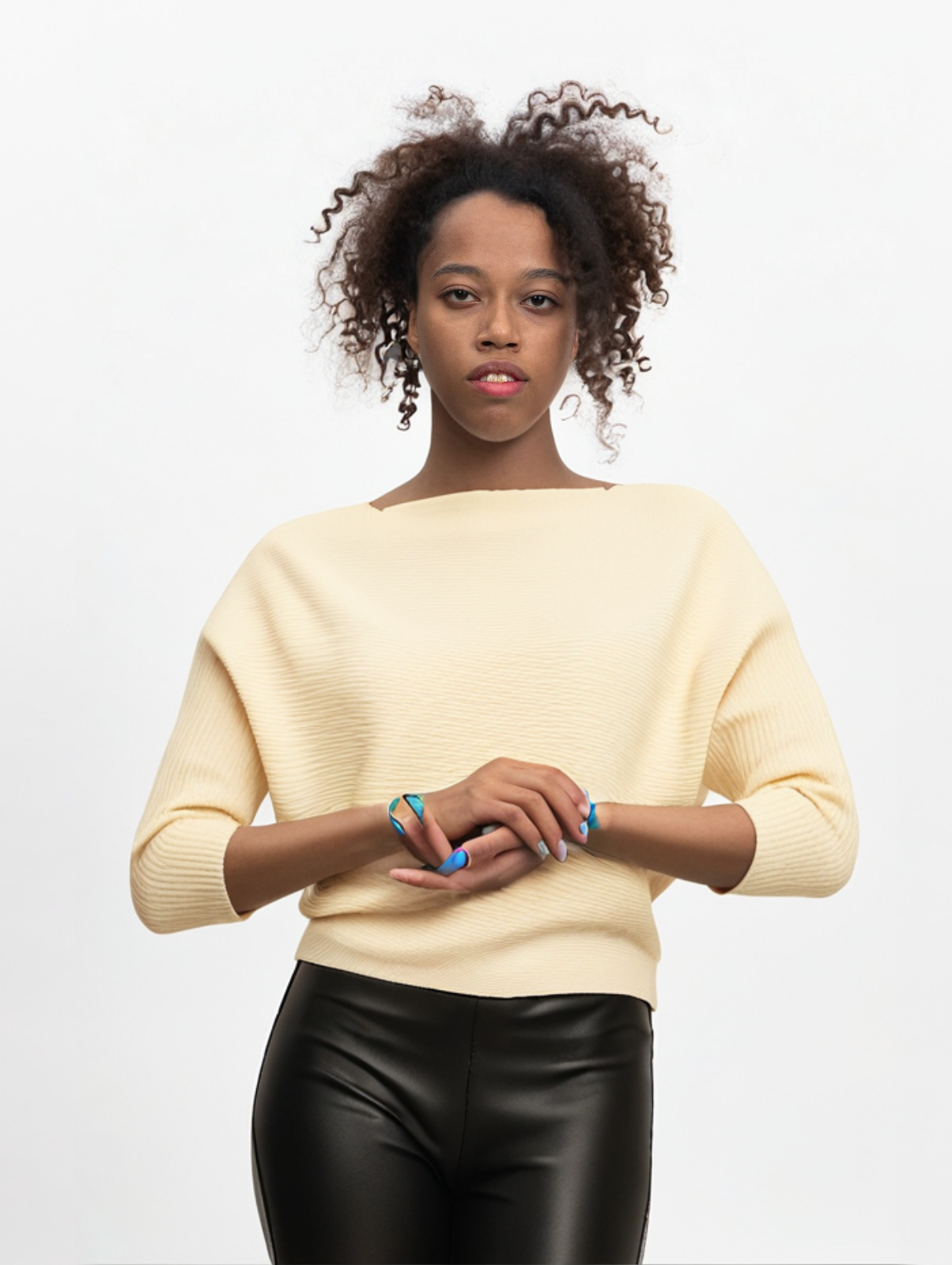 Свитер RM shopping, размер 48/54, , светло-желтый