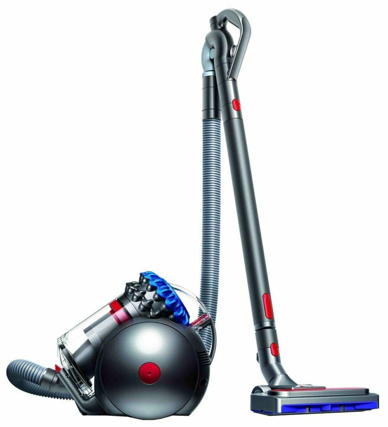Пылесос Dyson Big Ball Multifloor 2 +, цилиндрический, 4 насадки, мощность всасывания 150 аВт