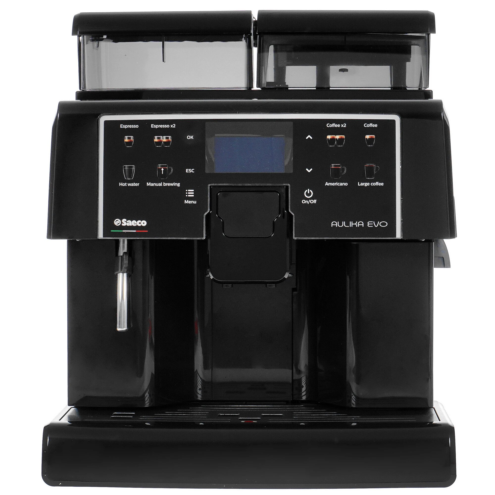 Кофемашина Saeco Aulika EVO Black 1400 Вт 15 Бар 2 диспенсера