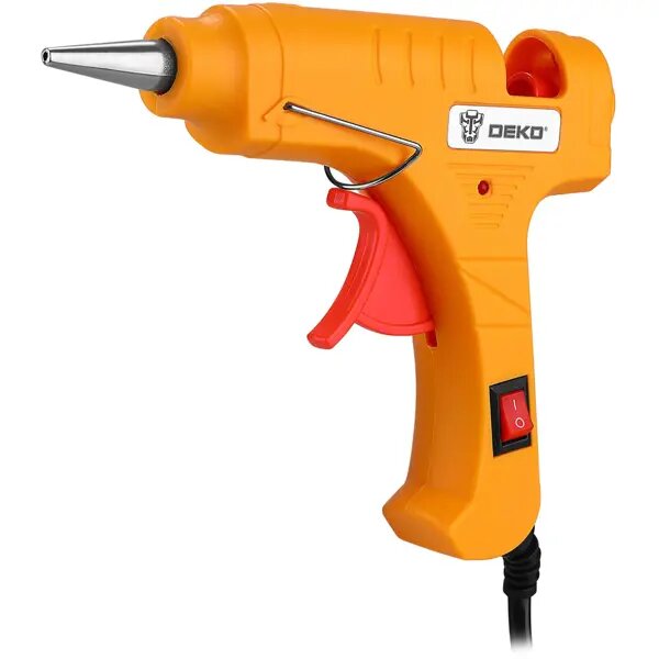 Пистолет клеевой Deko GG-30 30 Вт для стержней 7 мм комплект 12 шт.
