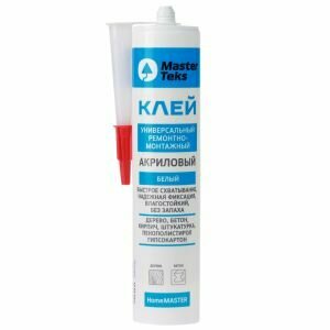 Клей акриловый ремонтно монтажный MASTERTEKS HM  400г  белый