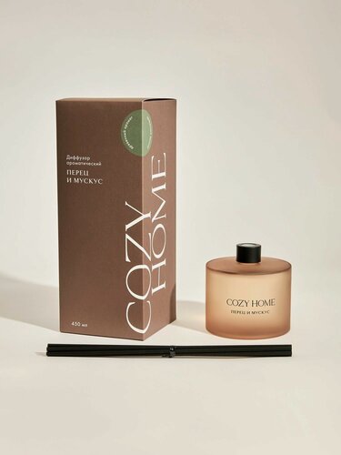 Изображение товара Диффузор Cozy Home "Английский дуб красная смородина/English Oak Redcurrant"11х11х28 см, аромат "Свежий", 450 мл