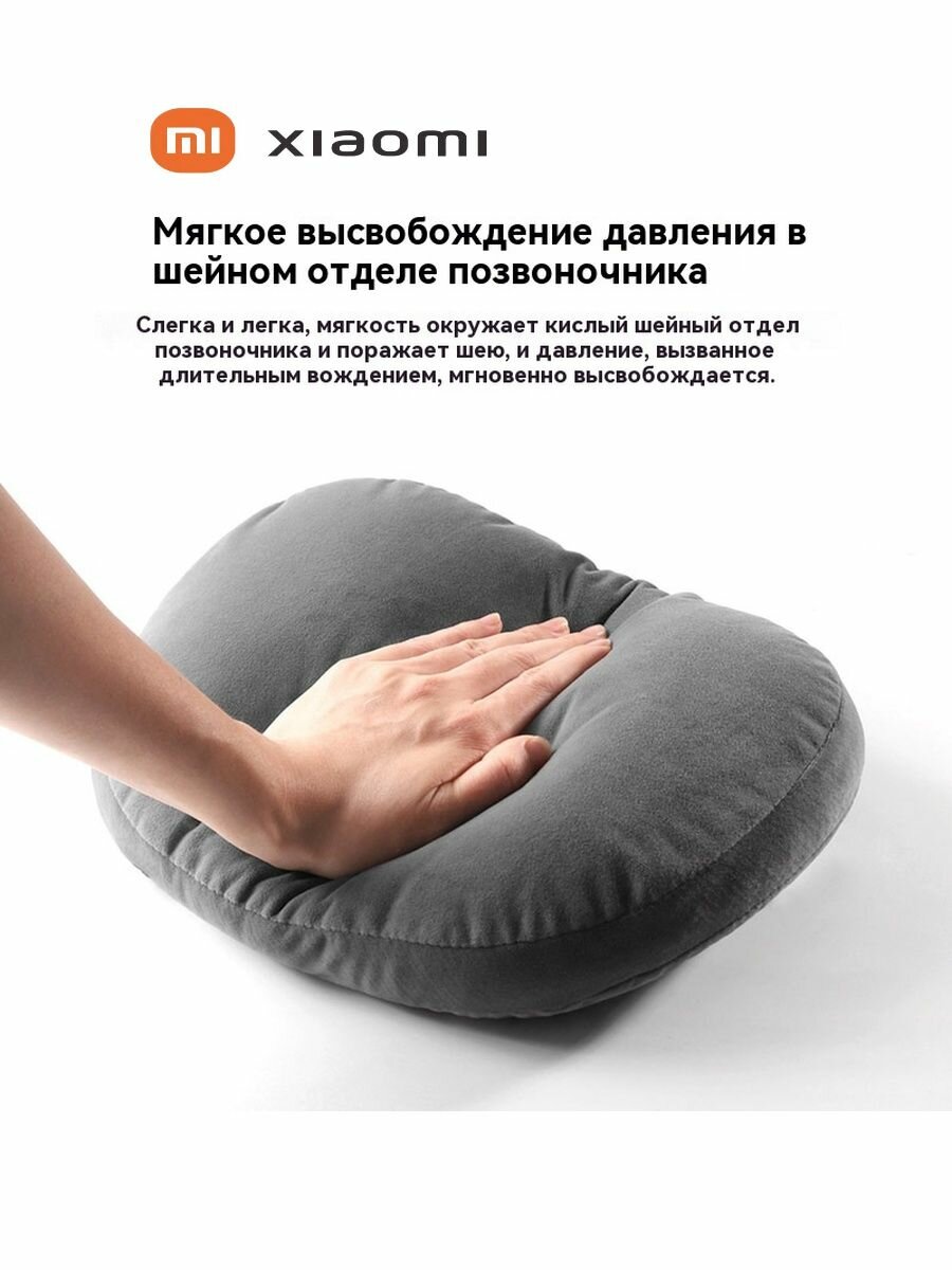 Автомобильные Подушки И Подголовники Xiaomi Xiaomi Подушка автомобильная На подголовник, Экокожа, 1 шт.