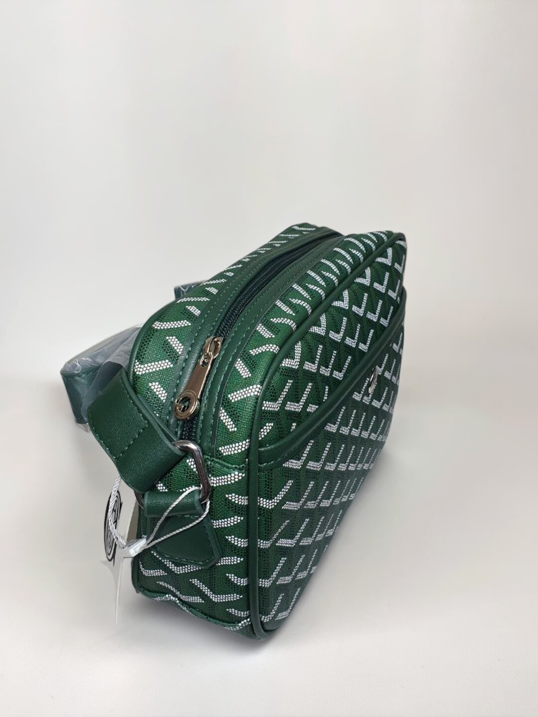 Сумка кросс-боди  Сумка кросс-боди, фактура матовая, зеленый, — фото 1