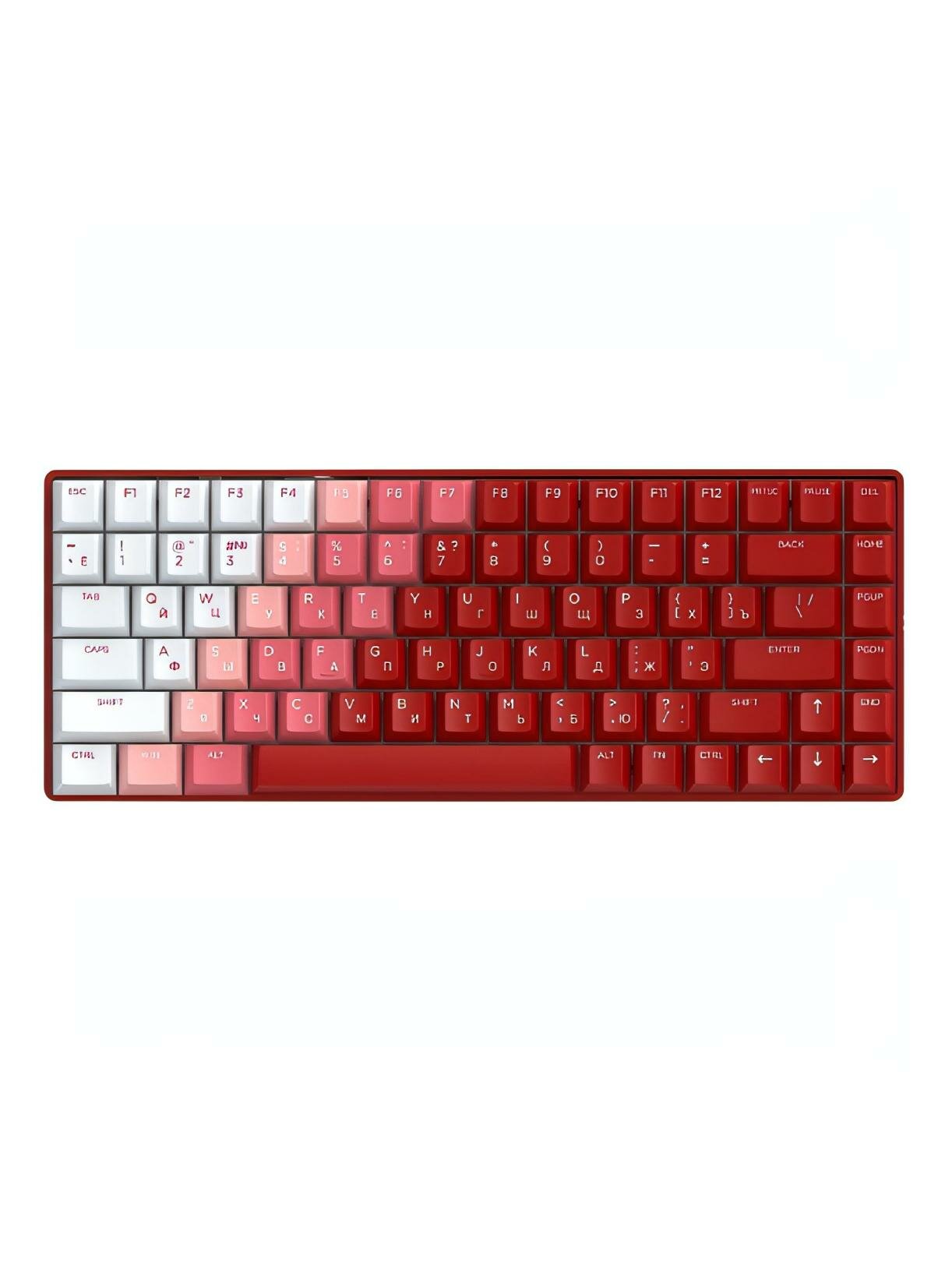 Игровая клавиатура Dareu A84 Flame Red (русская раскладка)