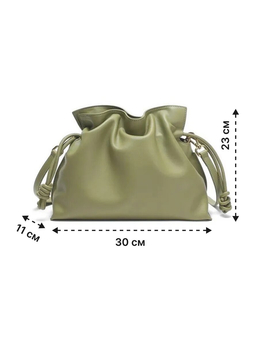 Сумка торба Paprika Bag Italy, фактура гладкая, мятный/зеленый — фото 1