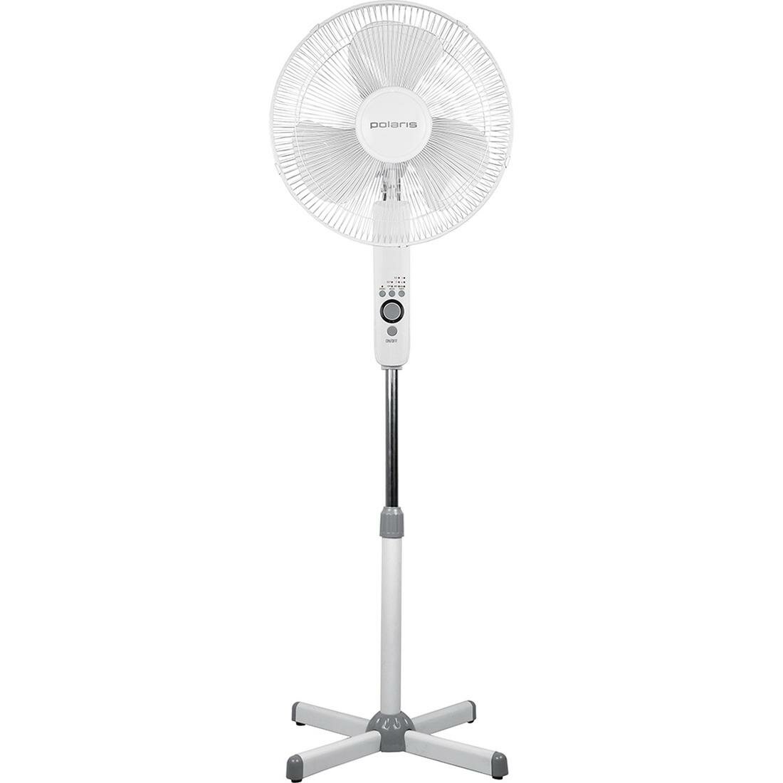 Вентилятор Polaris PSF 2240 RC, напольный, пульт ДУ, 3 скорости, белый
