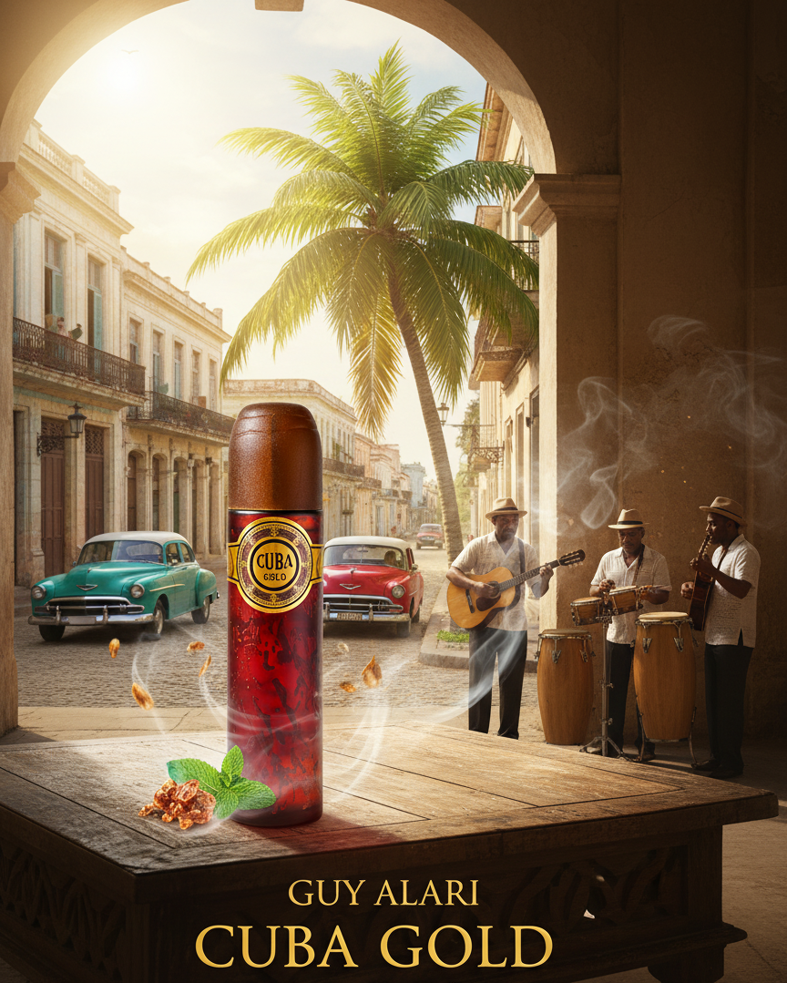 Мужская туалетная вода Guy Alari Cuba Gold 100мл