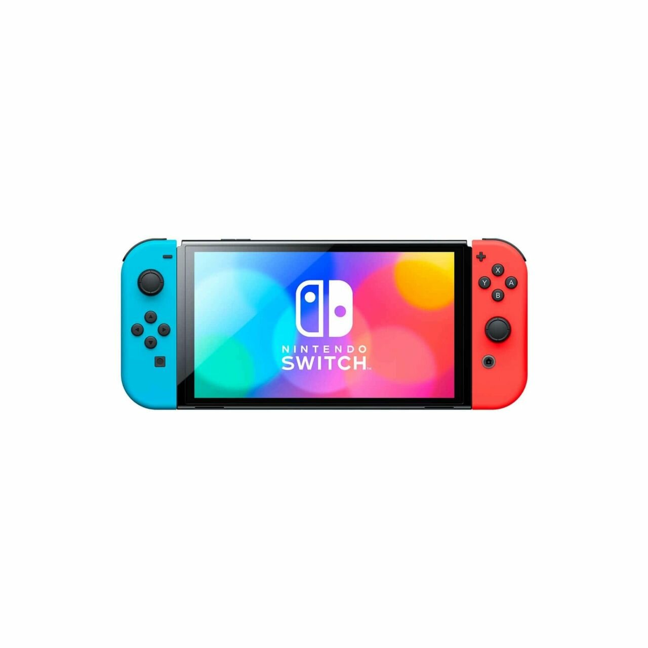 Игровая приставка Nintendo Switch OLED 64 ГБ, без игр, неоновый синий/неоновый красный