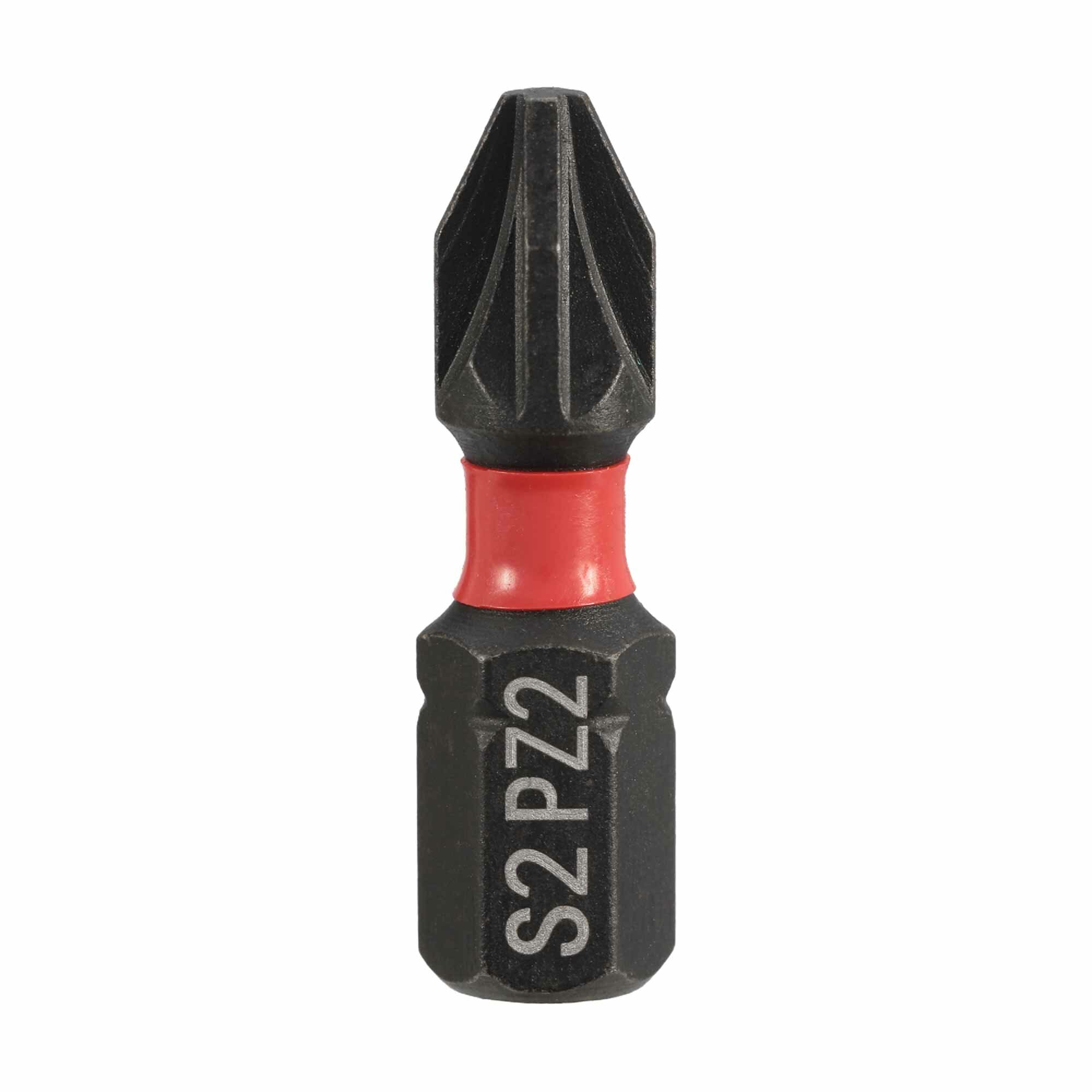 Бита PZ2 х25мм Impact(ударная) S2 1шт SGS 6325-PZ2-IB