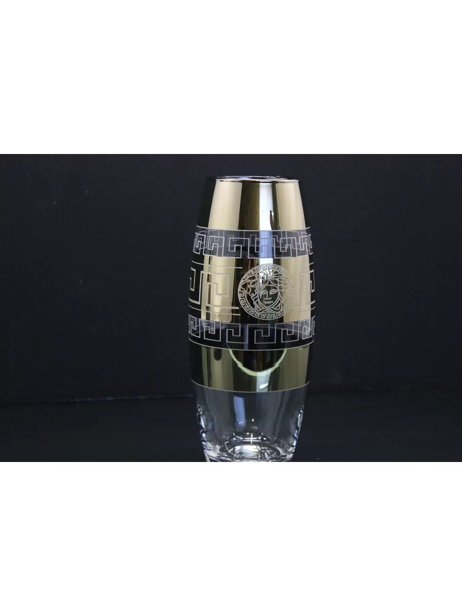 Ваза для цветов стеклянная (Версаче2)