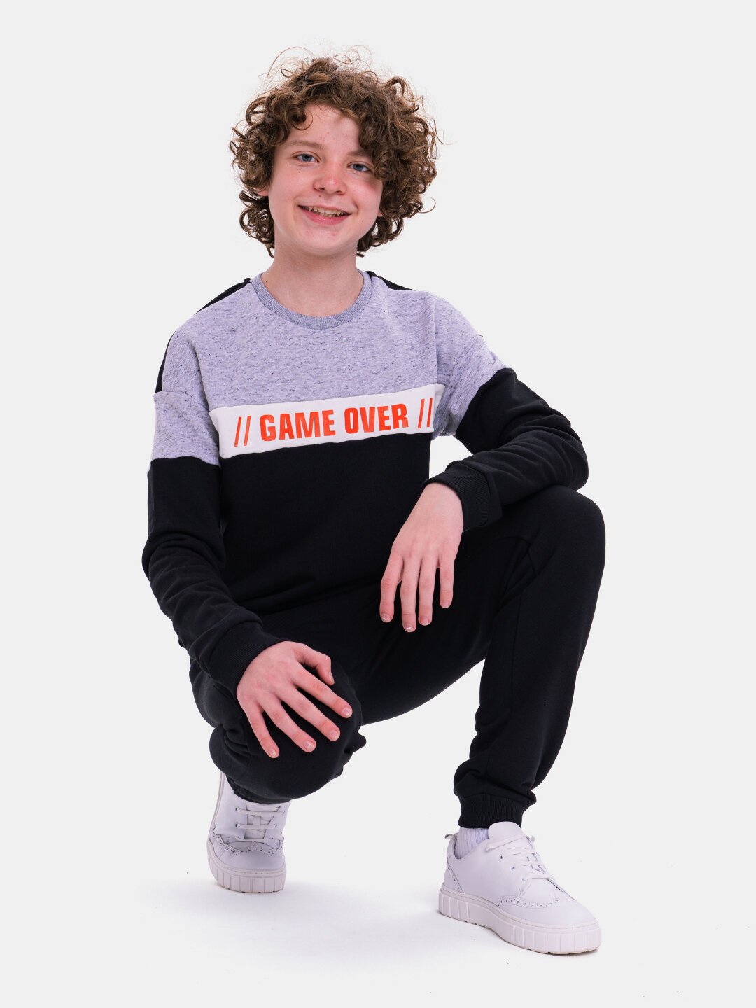 Брюки спортивные neo, размер 128, черный