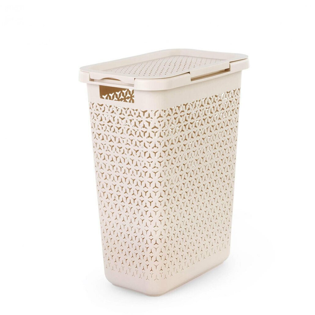 Корзина для белья 30л узкая 