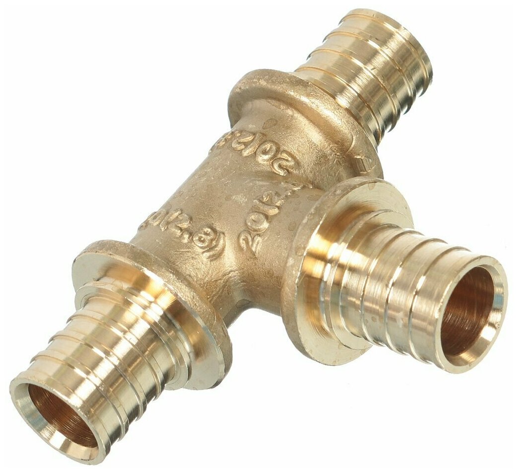 Тройник аксиальный Stout Sfa-0013-000020 20x20x20 Stout для сшитого п/эт