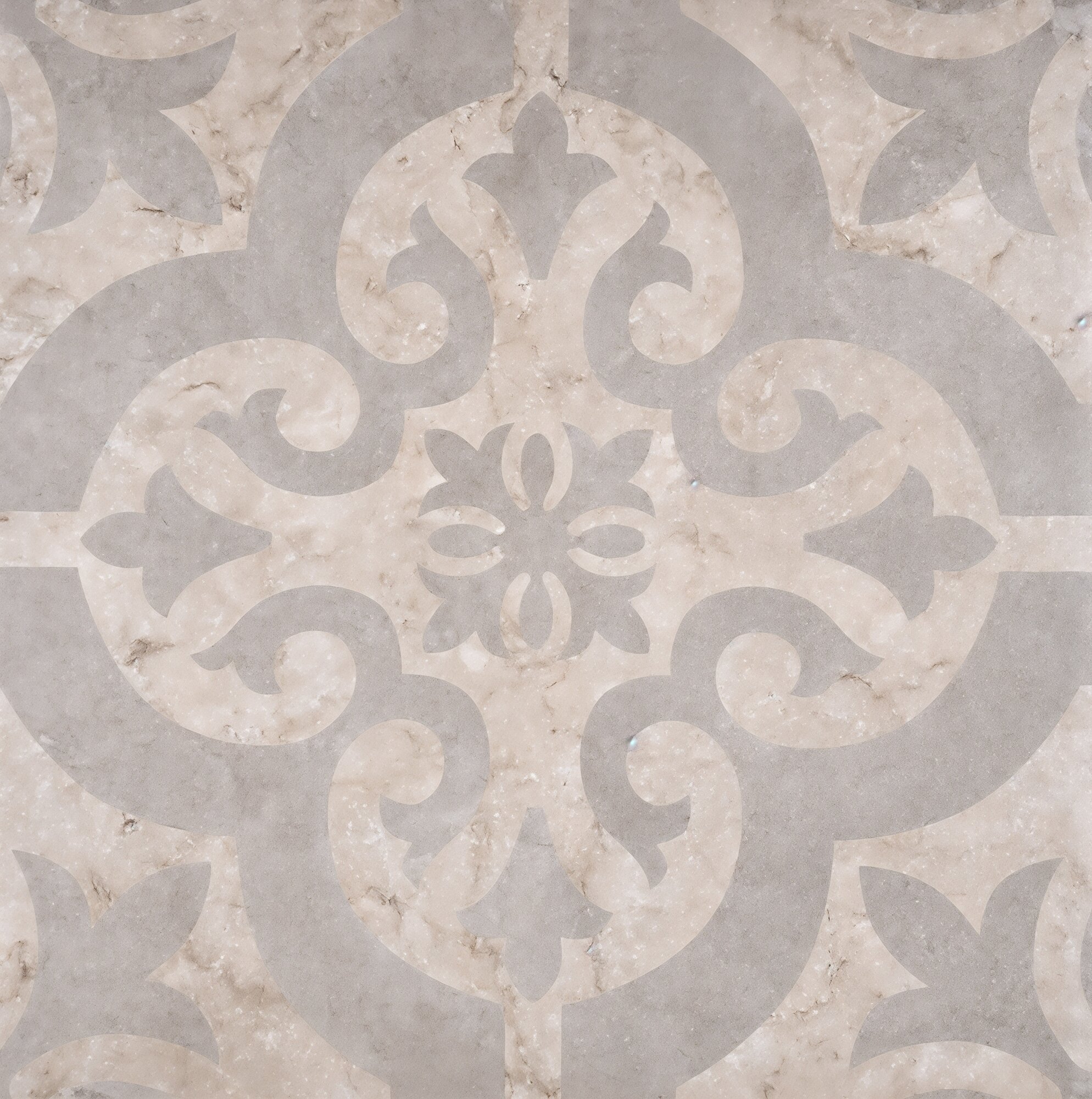 Керама марации Эмполи плитка напольная 302х302х78мм (15шт) (1.37кв. м) серо-бежевая