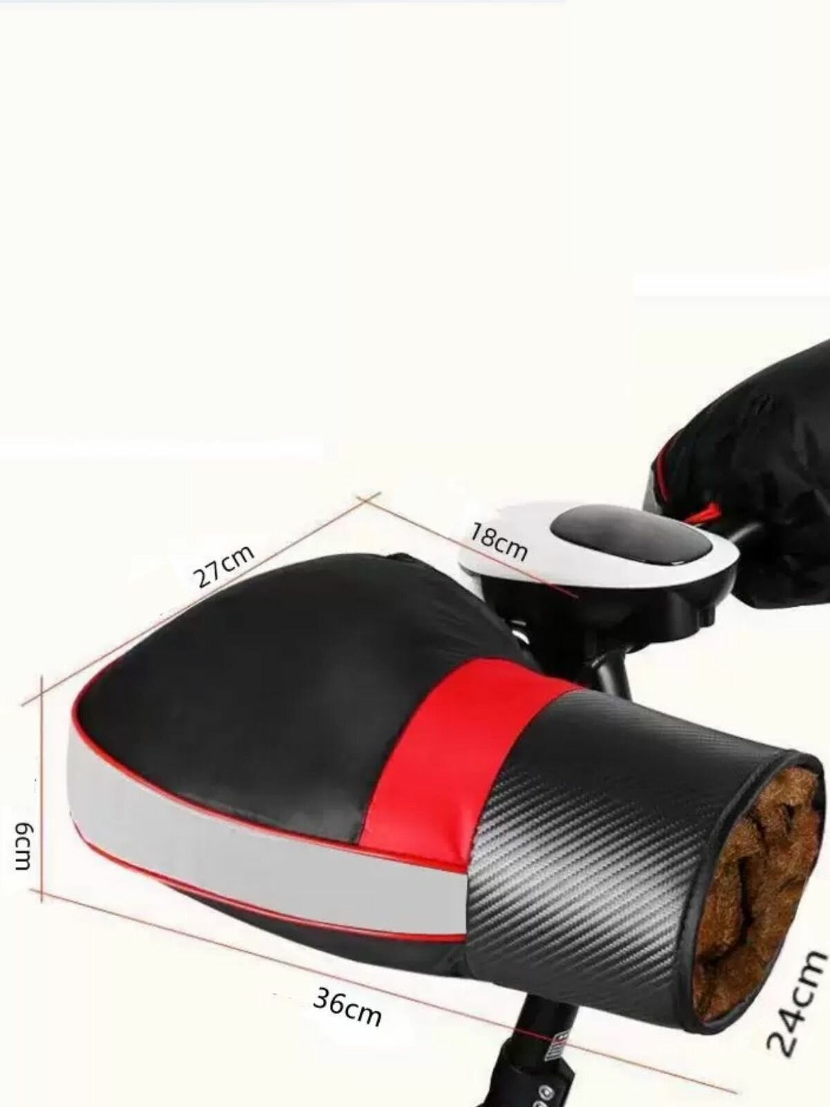 Варежки на руль универсальные — фото 1