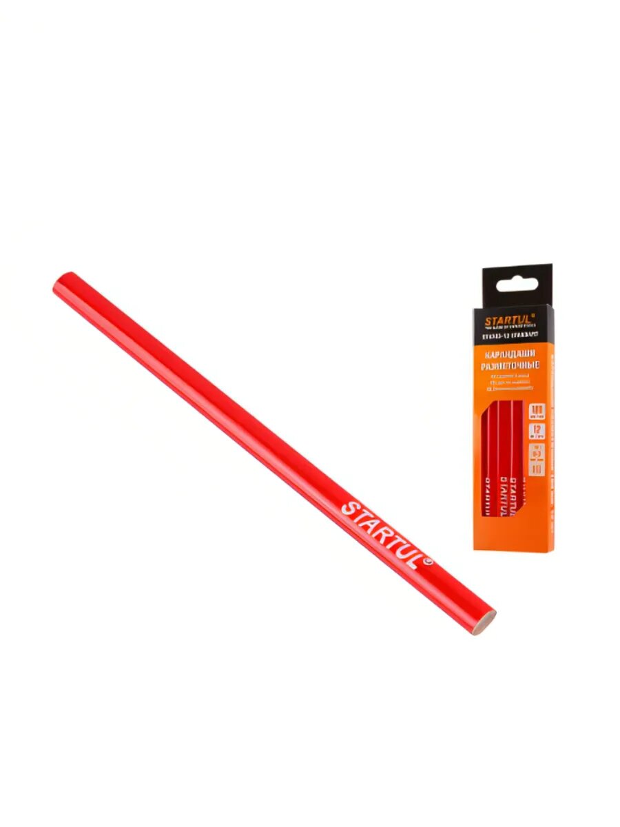 Карандаш разметочный 180 мм STARTUL Standart 12 шт (ST4303-12)