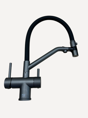 Изображение товара Смеситель для кухни FRAP F43557-7 графит, с выходом под фильтр