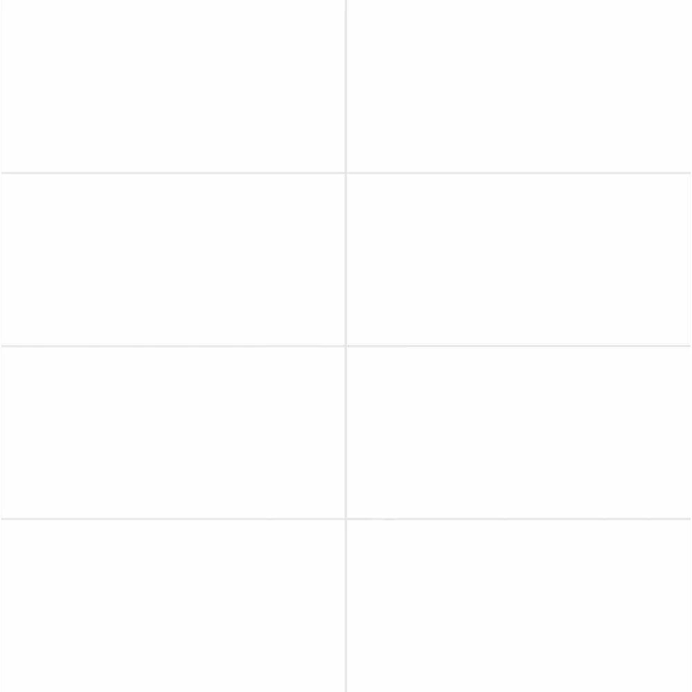 Креафорта Mersey Mono плитка настенная матовая 400x200x8мм(15шт) (12м2) белый