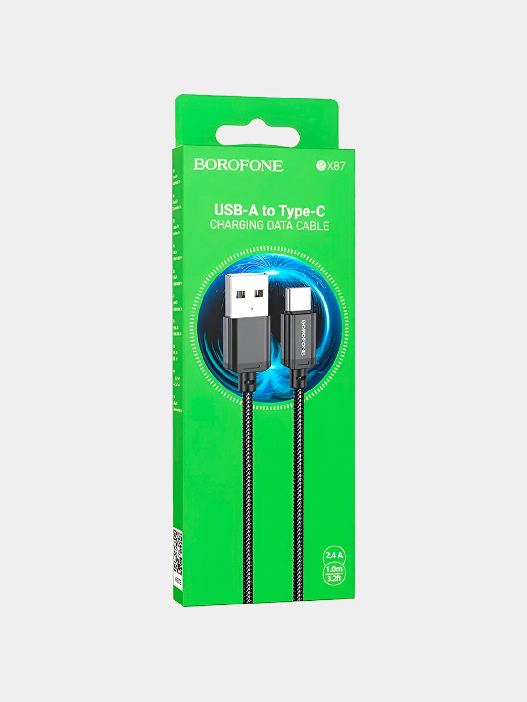 BOROFONE BX87, Кабель для зарядки и передачи данных USB на TYPE-C 2.4A