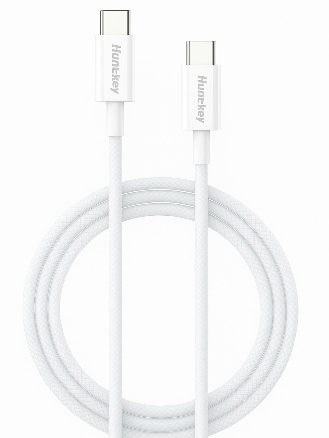 Сетевой зарядное устройство Cable HK-C03 ( USB-C to USB-C - 3A/60W) 1.2 м Cotton/ABS shell — фото 1