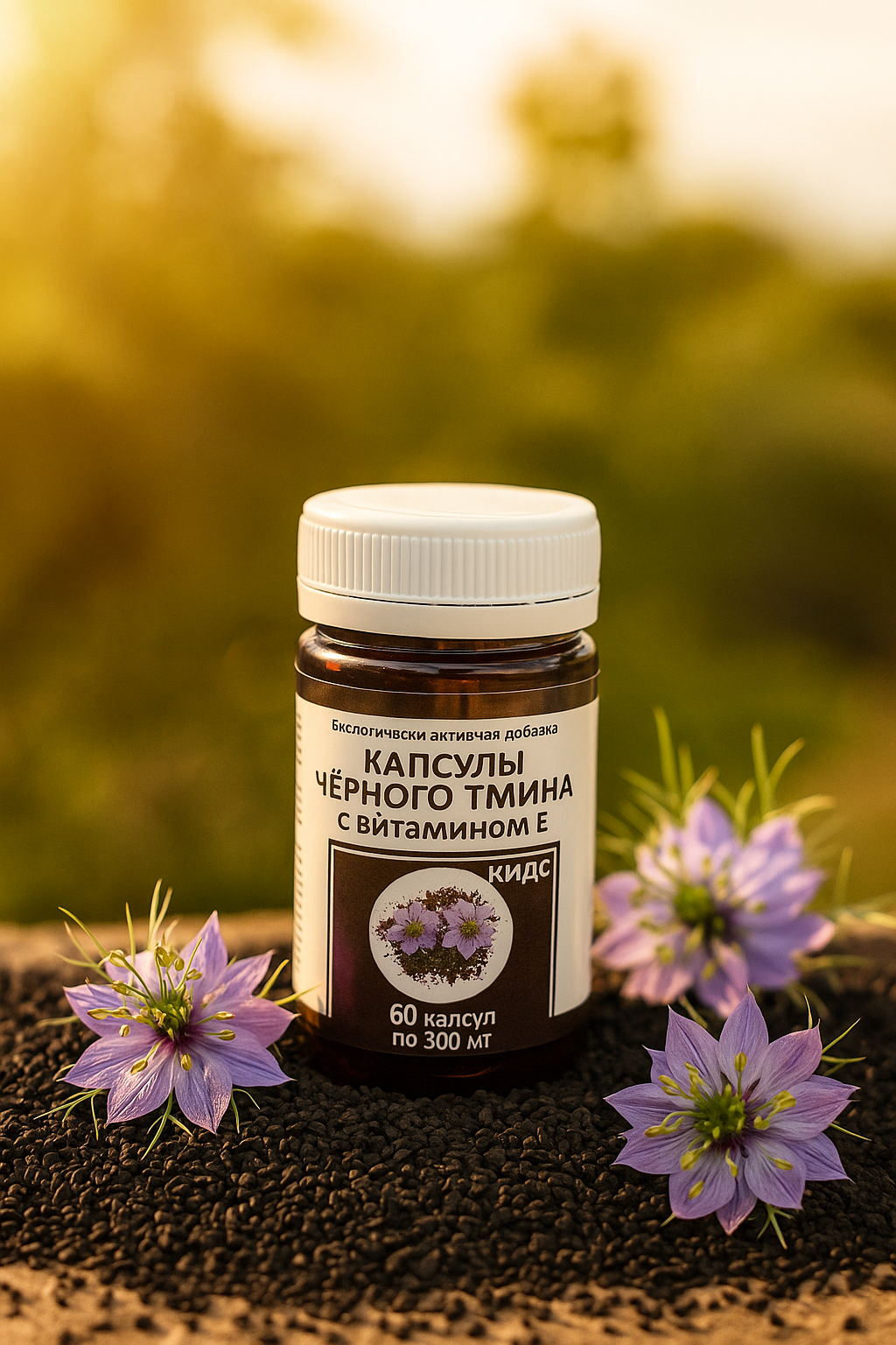 Масло Чёрного тмина с витамином Е 300 мг KIDS – природная защита иммунитета вашего ребёнка