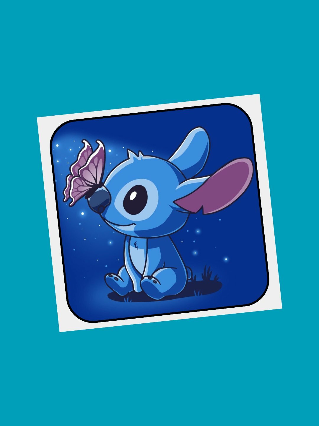 3D наклейка "Стич" на телефон 3D наклейка "Стич" на телефон.