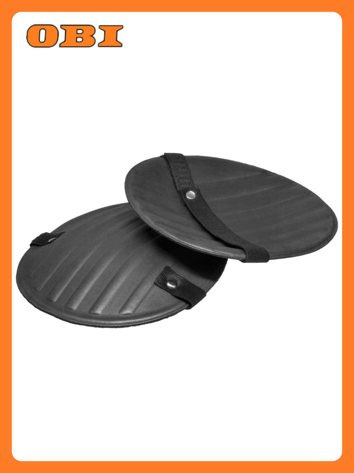 Наколенники Masterprof защита от истирания многоразовые черные 2 шт