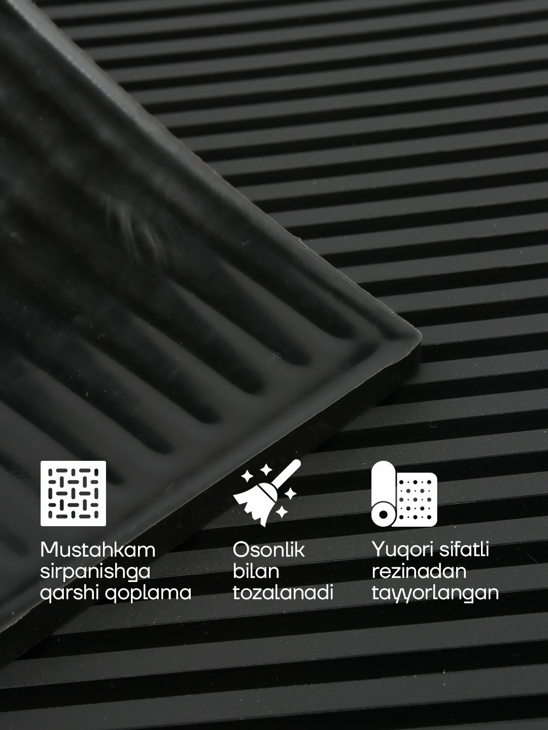 Коврик парикмахерский JackPro, термостойкий, антискользящий, 45х45 см, 1 шт — фото 1