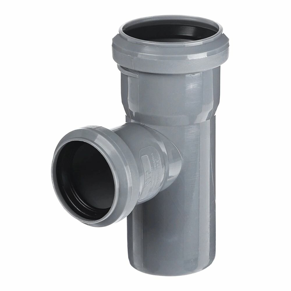 Тройник канализационный РТП d50 40 мм угол 90