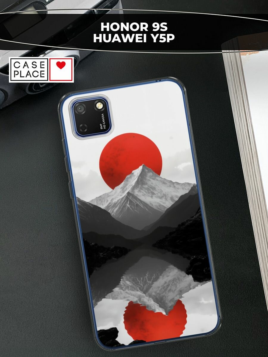 Чехол на Honor 9S/Huawei Y5p / Хонор 9S/Хуавей Y5p с принтом Белая гора