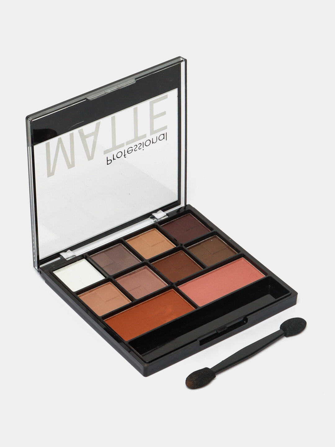 Палетка матовых теней для век Matte Eyeshadow Palette, 10 оттенков — фото 1