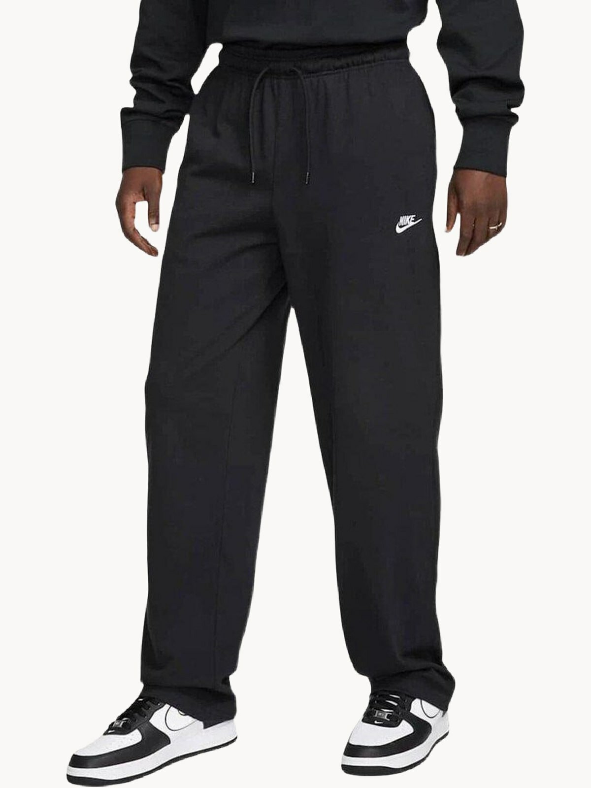 Брюки спортивные NIKE Sportswear Club, размер XL , черный/белый