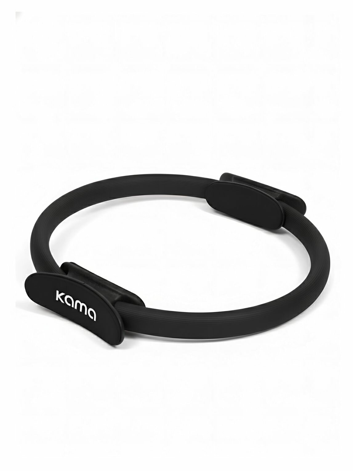Изотоническое кольцо для пилатеса и йоги / черный 40см /Kama