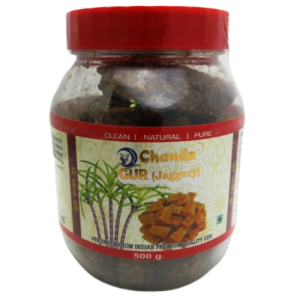 Сахар тростниковый кусковой Индия Чанда Jaggery Gur Chanda Lump 500 г