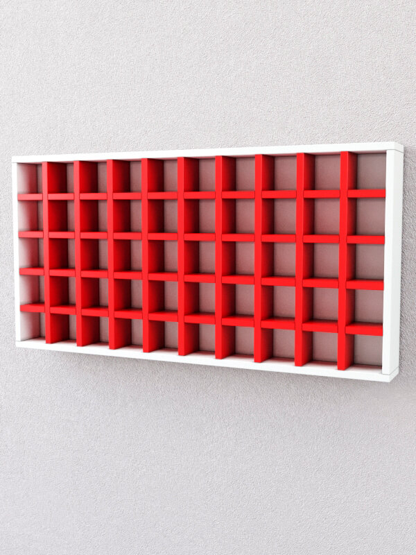 Ключница №2, Белый + Красный. Производитель товара - компания Westcom.