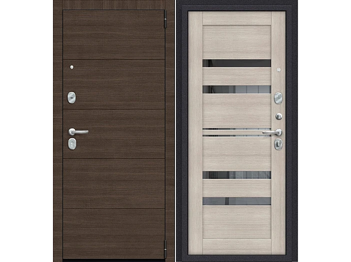 Входная Дверь el’PORTA (Portika) Porta S-3P Brownie 980х2050мм Левое Открывание / Эльпорта Портик 4319-1500.