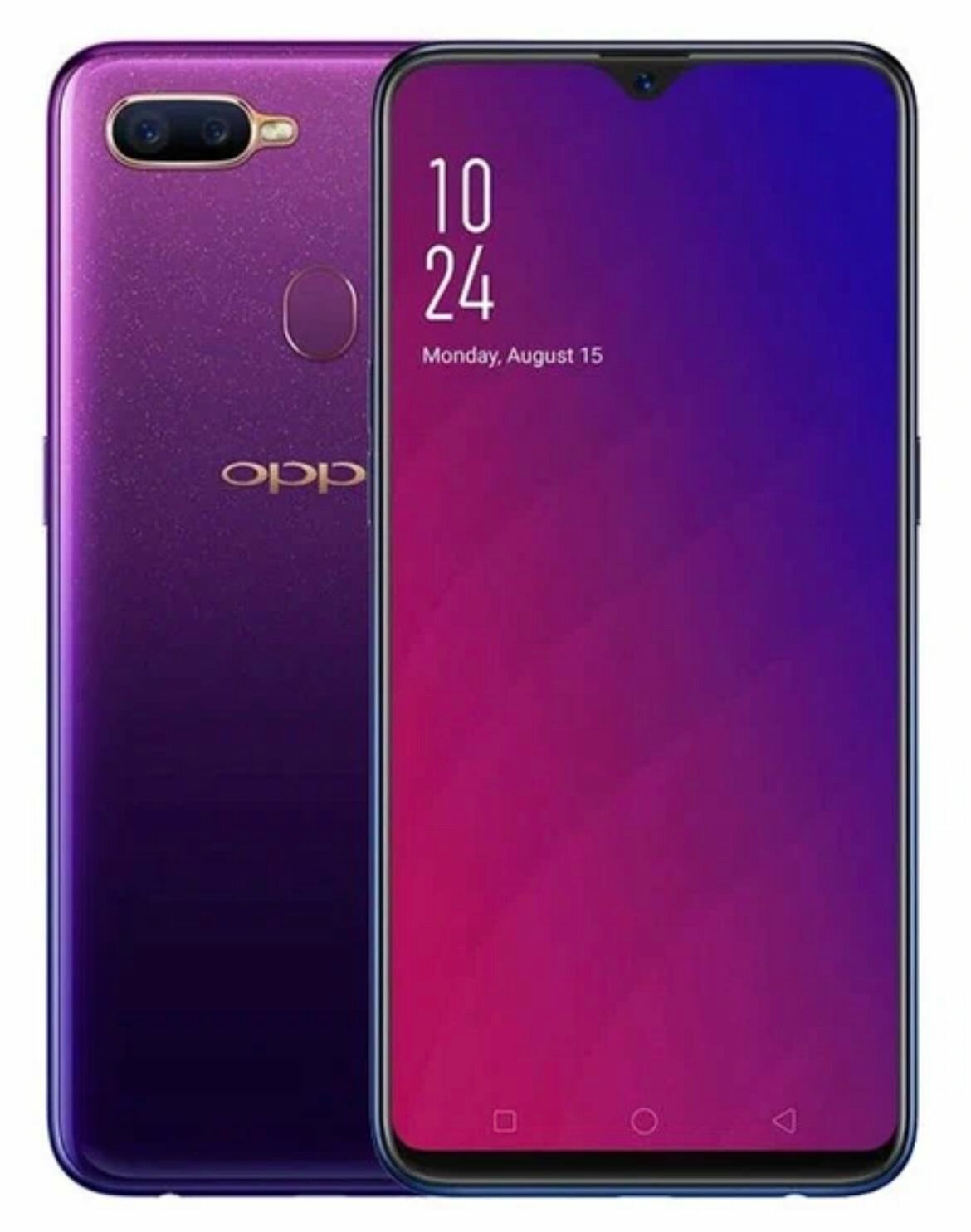 Смартфон OPPO F9, экран 6.3", 8ГБ, 256Гб, Android 9, фиолетовый