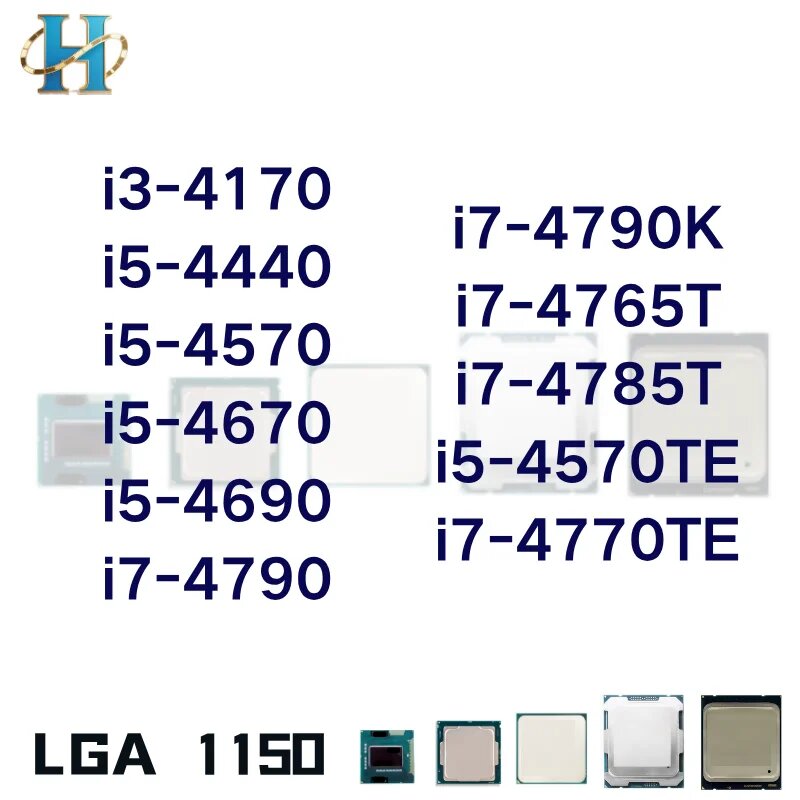 Игровые процессоры Intel Core i3 4170 i5 4440 i5 4570 i5 4570TE i5 4670 i5 4690 i7 4765T i7 4770TE i7 4785T i7 4790 i7 4790K, i3 4170 1pcs