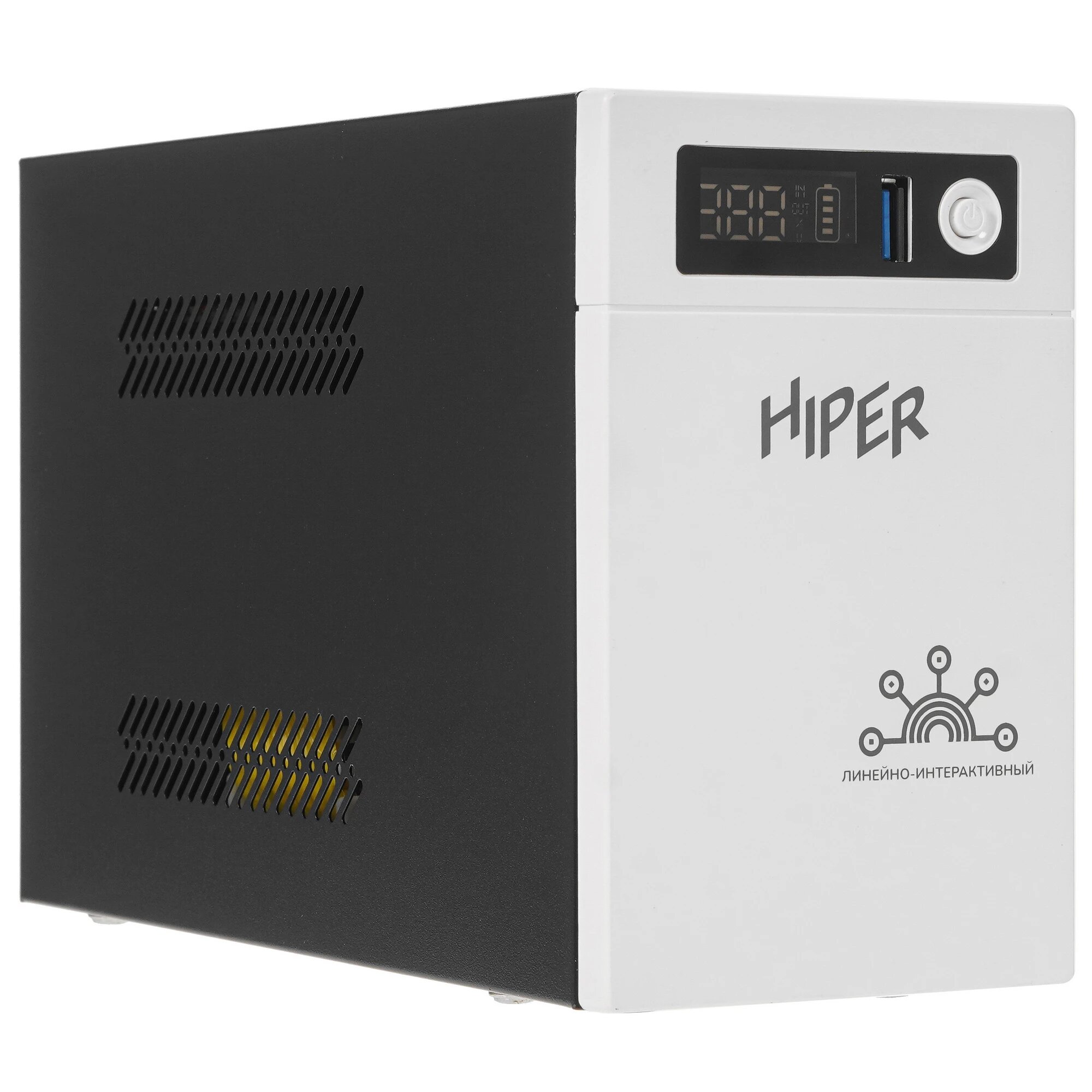 Источник бесперебойного питания HIPER LES-800UW LiFePO4, 800 ВА, 2 х CEE 7 (евророзетка), USB