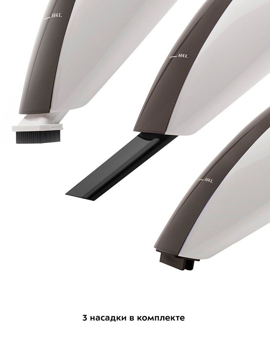 Ручной автомобильный пылесос Kitfort КТ-537-1 бело-черный — фото 1