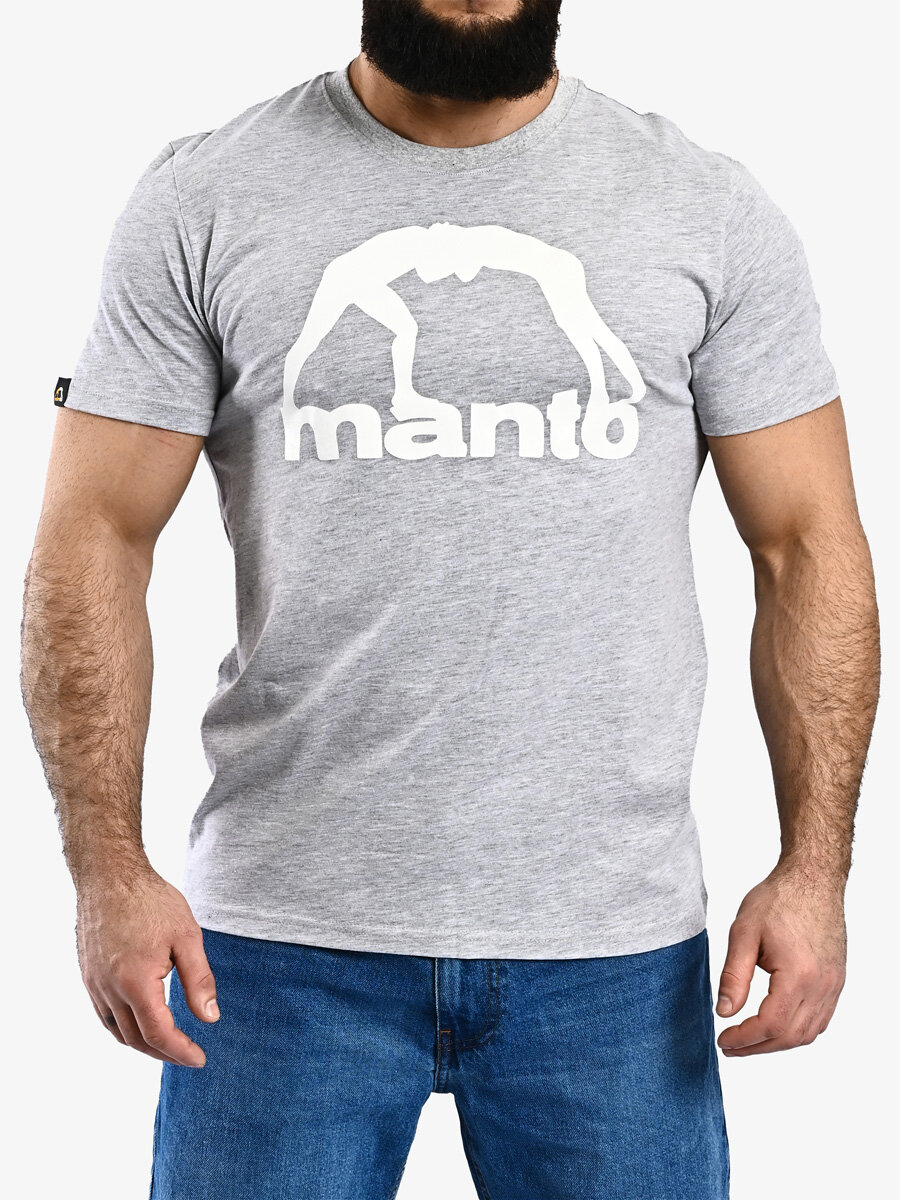 Футболка Manto Manto Logo, размер S, серый