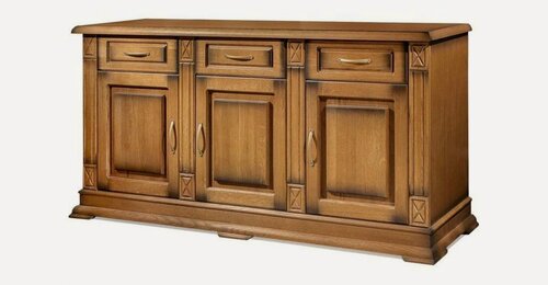 Изображение товара Комод Верди №2 из Массива сосны, 3 ящ, 150х45х100 см, классический орех 2