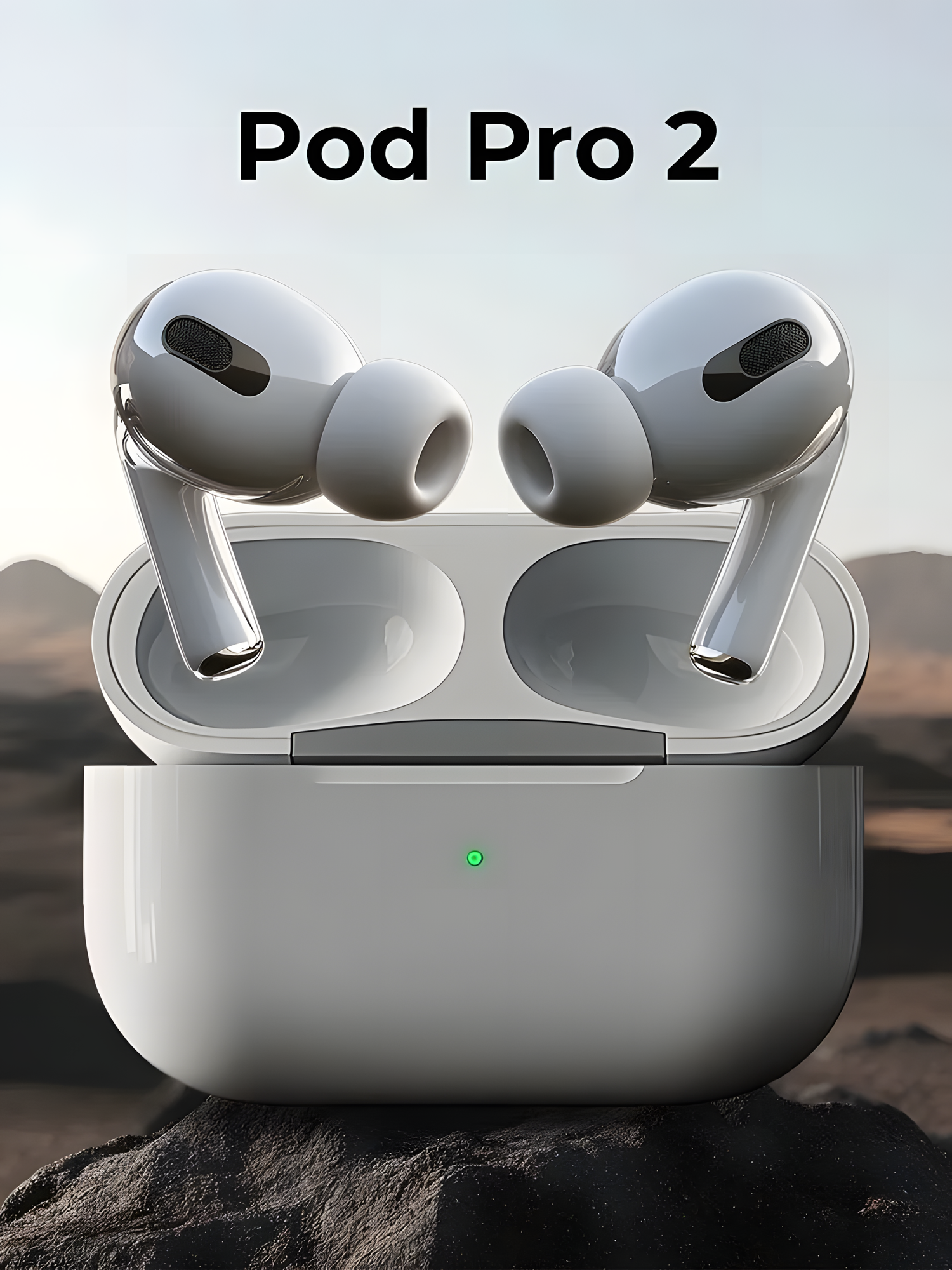 Беспроводные Наушники Apple Airpods Pro 2 , White , с двумя наушниками, Hi-Tech Качество