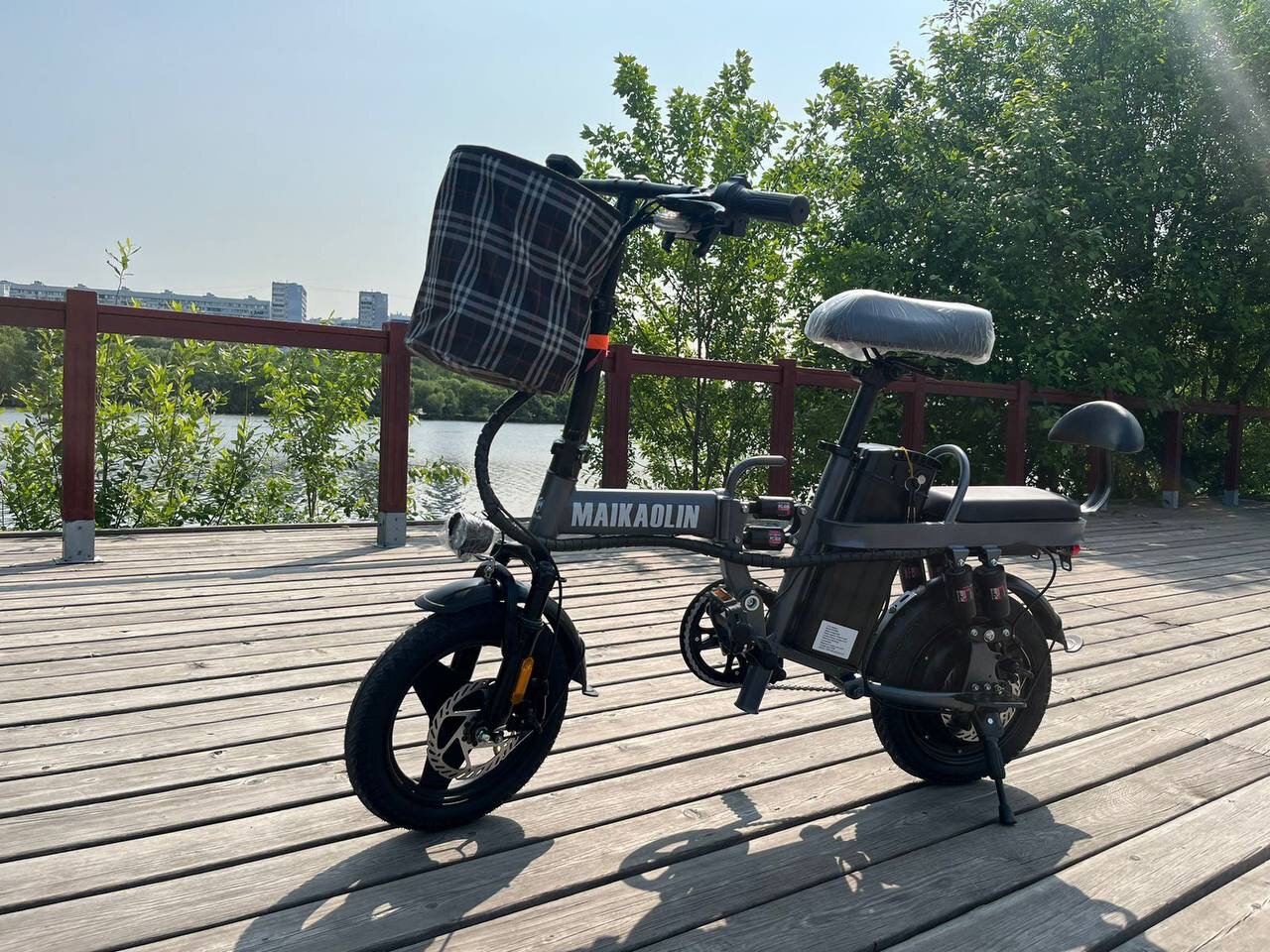 Электровелосипед складной Maikaolin, аккумулятор 48V14Ah, 500W, 2025