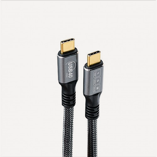 Изображение товара Кабель KS-is KS-564 USB4 Type-C, Power Delivery 3.0, черный 1.8м.