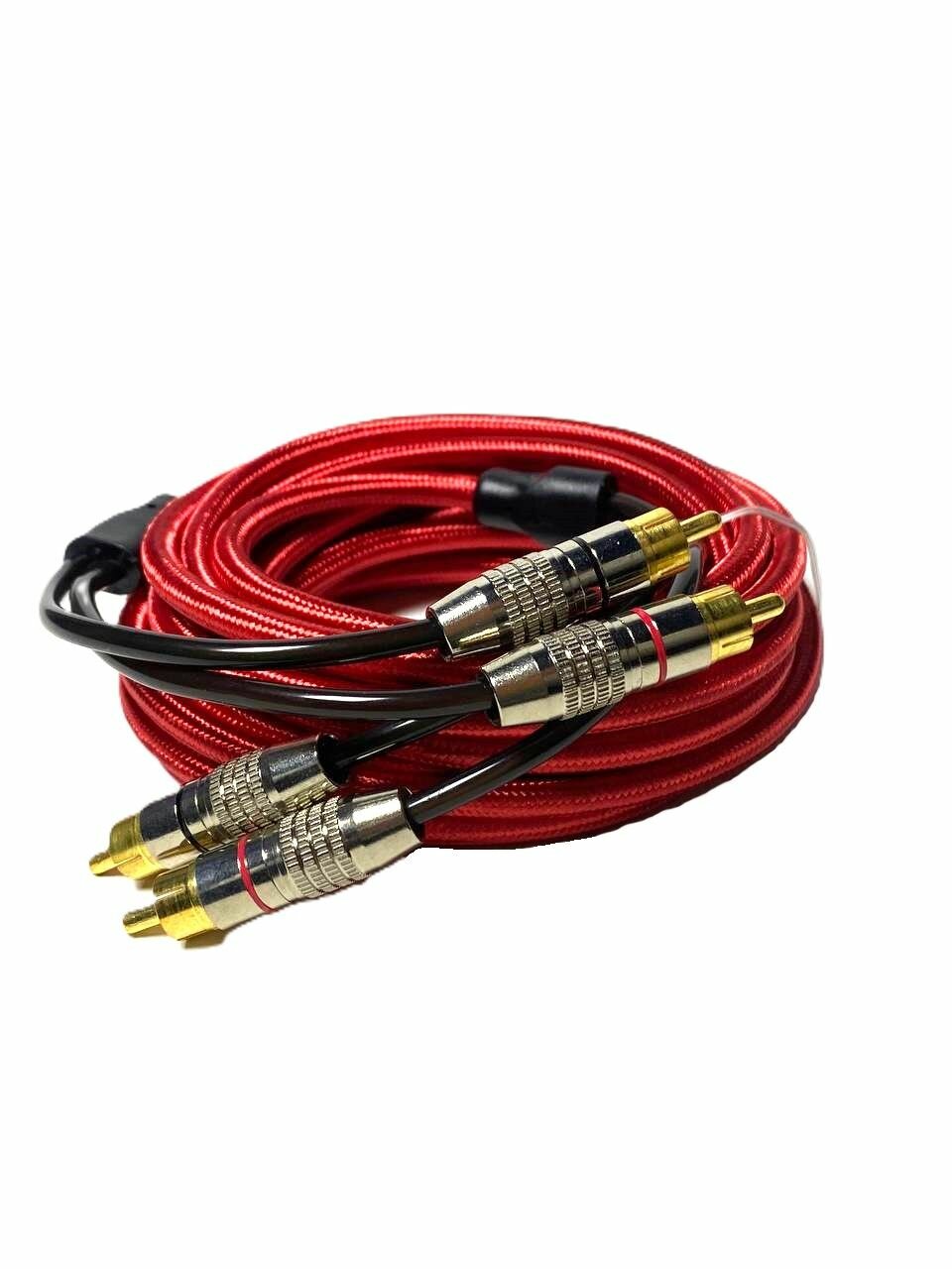 Межблочный кабель 2RCA для усилителя и сабвуфера 5 м