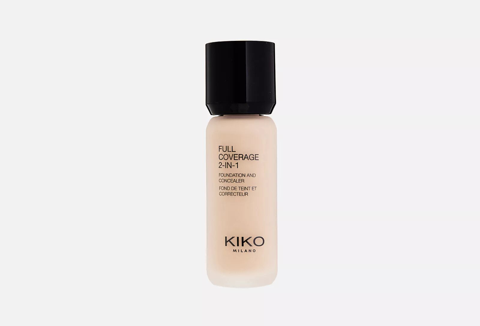 Тональный крем KIKO, стойкий, матовый, с дозатором, светло-бежевый, 35 мл