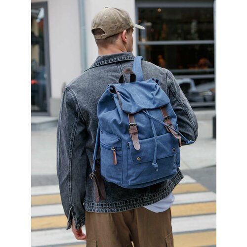 Ретро рюкзак городской винтажный школьный